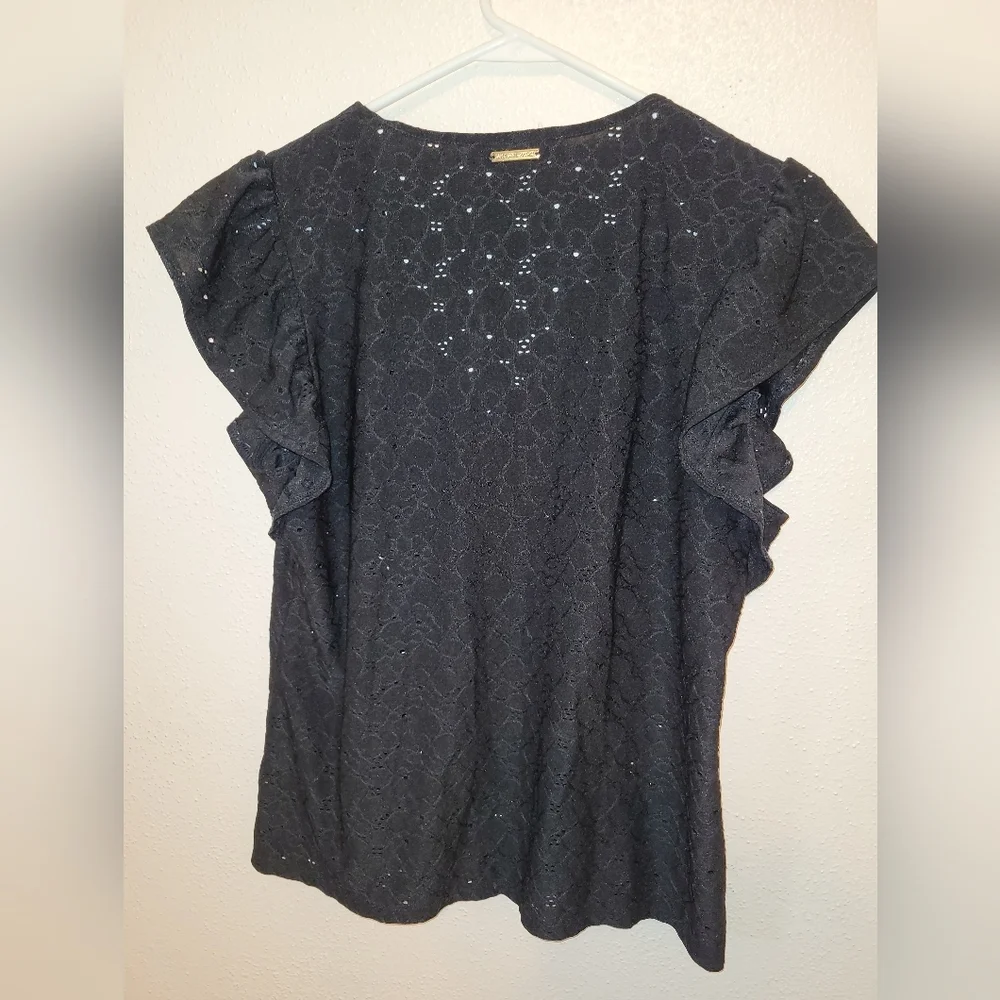 Michael Kors Black Lace Blouse - Picture 2 of 6